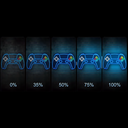 Neon Gamepad Skilt - Tilbehør til gaming med USB-indgang