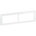 LK Fuga ramme PURE 66 glas 2x2m vandret - hvid