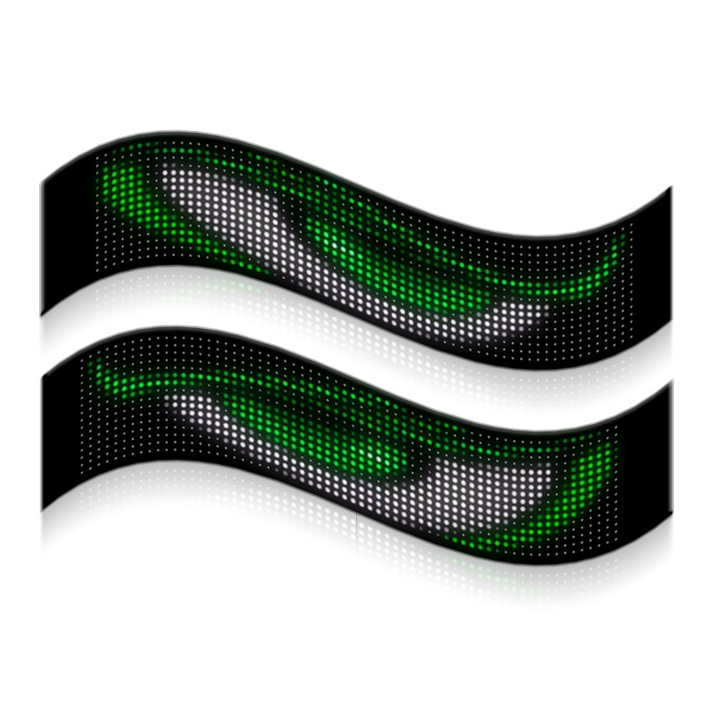 Pixel matrix panel 16x96 LED-display med Bluetooth-forbindelse og strømforsyning via 5V USB-port