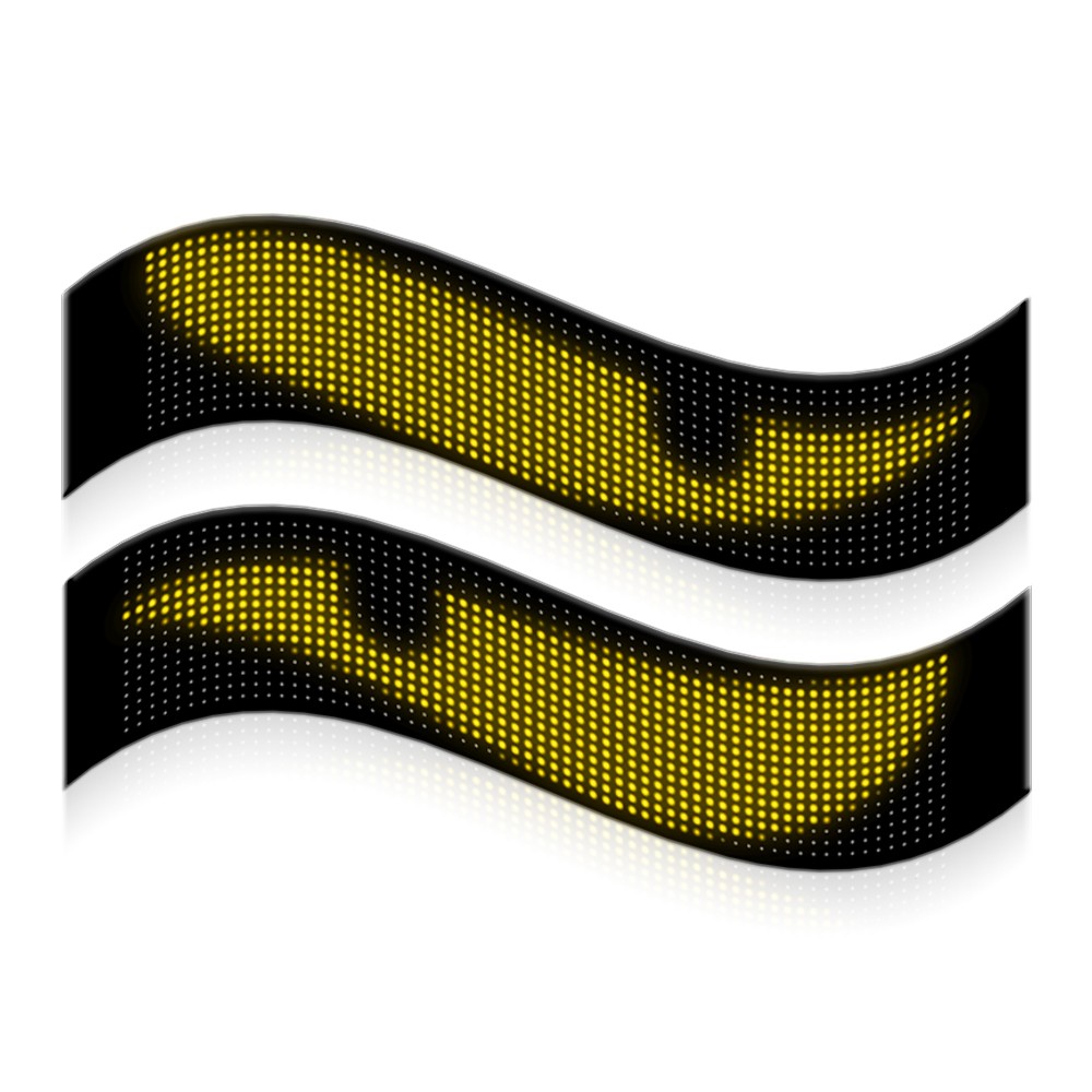 Pixel matrix panel 16x96 LED-display med Bluetooth-forbindelse og strømforsyning via 5V USB-port