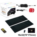 Pixel matrix panel 16x96 LED-display med Bluetooth-forbindelse og strømforsyning via 5V USB-port