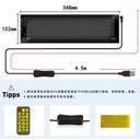 Pixel matrix panel 16x96 LED-display med Bluetooth-forbindelse og strømforsyning via 5V USB-port