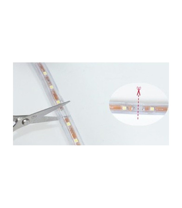 5 m. vandtæt LED strip (Type Q) - 230V, IP67