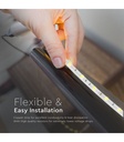 4.8W LED STRIP 3000K varm hvid IP65