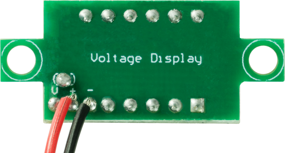 Digital spændings-panelmeter - 0-30V (3 cifre)