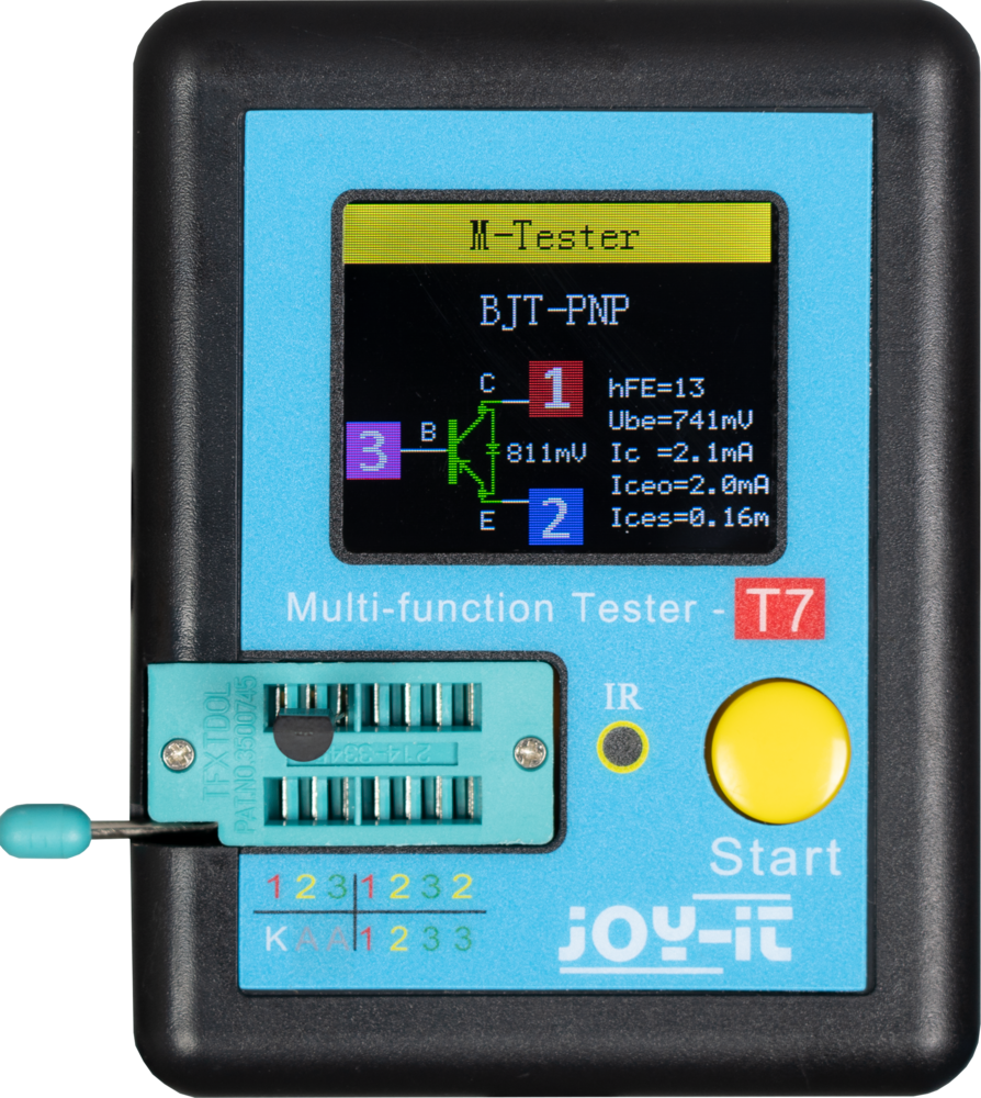 LCR-T7 multi-komponenttester - TFT, inkl. prober, Sort