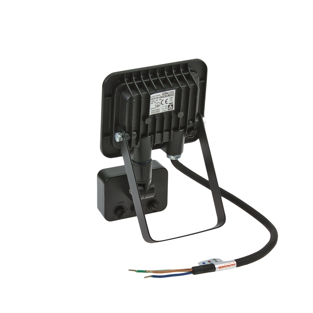 10W LED Projektør m. sensor 3000K 810 Lumen