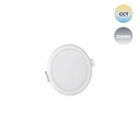 6W Led indbygnings panel Ø 112mm med Justerbar kelvin