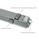 Limea LED armatur for LED rør 2x120cm IP65