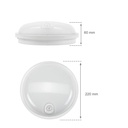 20W LED lampe med sensor, 4000K