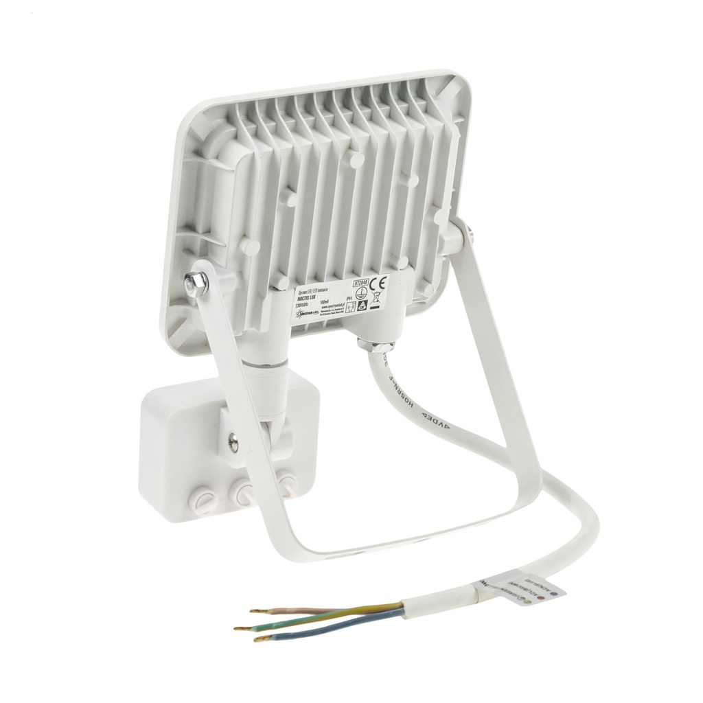 20W LED projektør m. sensor 3000K 1700 Lumen