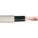 PVT dobbeltsoleret 1x6mm² grå - pr. meter