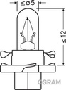 Osram original instrumentbelysning 12V 1,2W