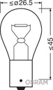 Osram blinklys 12V,  21W