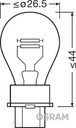 Osram original blinklys 12V, 27W