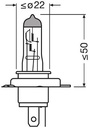 Osram fjernlys pære 12V, 60W