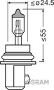 Osram original fjernlys 12V, 60W
