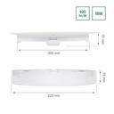 ALGINE Downlight 2-i-1 til overflade eller indbygning 18W 1900Lm 230V