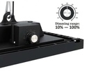 LEDlife Helios vækstlampe 150W, IP65 - Inkl. ophæng, fuldt spektrum, uden blæser, justerbar lysstyrke