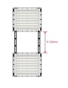 LEDlife Helios vækstlampe 150W, IP65 - Inkl. ophæng, fuldt spektrum, uden blæser, justerbar lysstyrke
