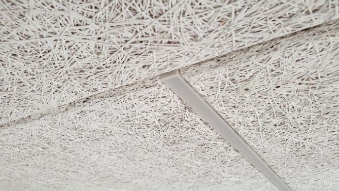 LED lysskinne 19W 60 cm 4000K til Troldtekt og akustikloft, 24V