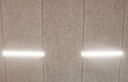 LED lysskinne 19W 60 cm 4000K til Troldtekt og akustikloft, 24V