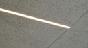 LED lysskinne 35W 120 cm 3000K til Troldtekt og akustikloft, 24V