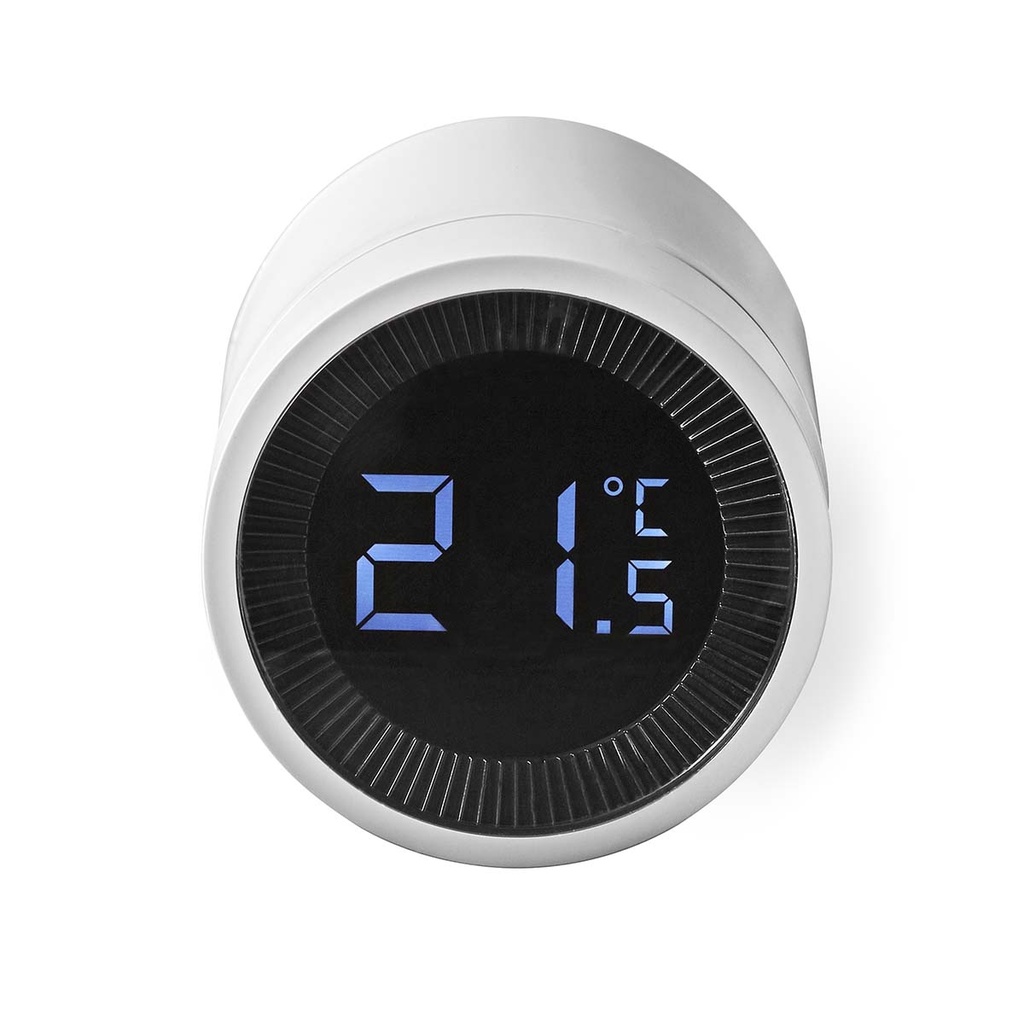 ZigBee Trådløs radiatortermostat - LCD, Hvid
