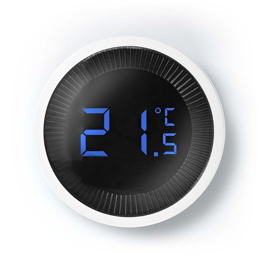 ZigBee Trådløs radiatortermostat - LCD, Hvid