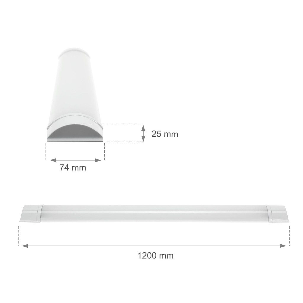 VIGA LED 28W Armatur 4000K 120 cm