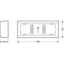 Fuga® underlag 3 modul Softline vandret, vandret