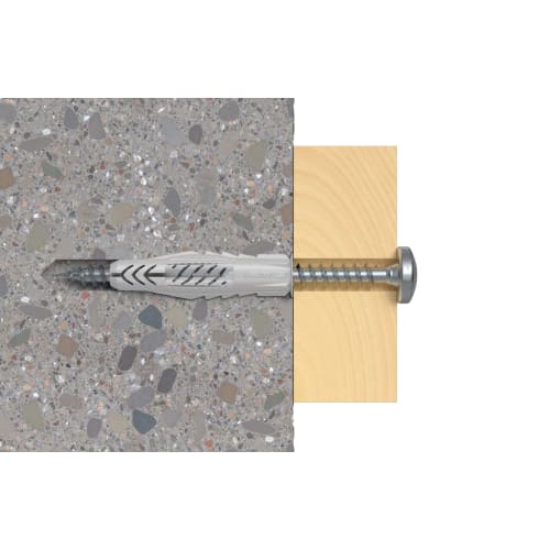 fischer UX 6 x 35 R allround dybel med krave, 50 stk.