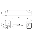 Lifud 40W DALI dæmpbar LED driver - Push dæmp og DALI, flicker free, passer til vores 29W / 36W / 40W store LED paneler