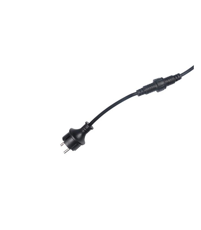 Lyskæde med 15 E27 pærer - 15 meter, IP44, 230V (uden lyskilde)