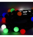 V-Tac LED lyskæde 5m med 10 stk. 0,5W RGB pærer inkl. lyskilde - 230V, 5W, 300lm