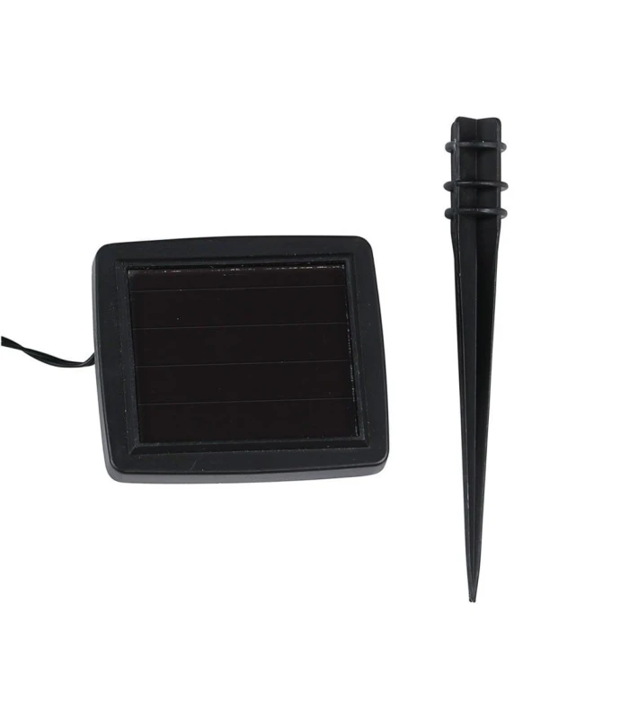 V-Tac Solcelle lyskæde med 10 stk. 1W pærer - 2 meter, IP44, inkl. lyskilde - 100lm.