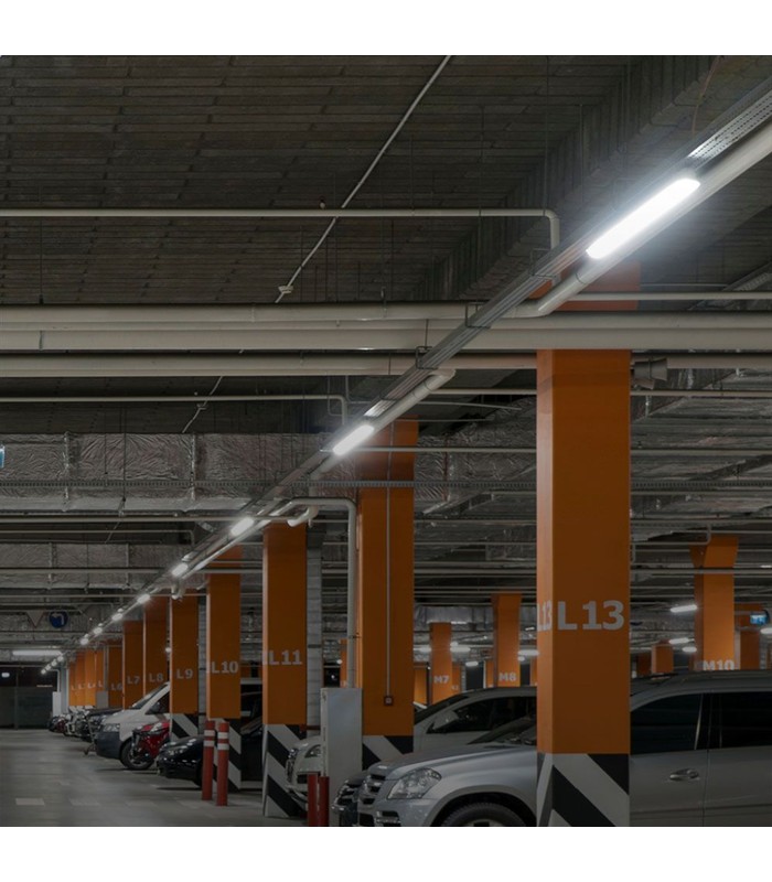 V-Tac vandtæt LED armatur - 120 cm, 36W, 4320lm, I