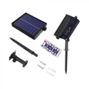 V-Tac Solcelle lyskæde med 10 stk. 0.5W pærer - 12 meter, fjernbetjening, IP44, inkl. lyskilde, 300lm