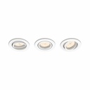 DONEGAL recessed white 3xNW 230V