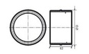 Rund forbindelsesstykke - Ø125mm
