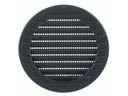 Rund ventilationsrist - Ø90mm, Grafit
