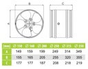 Kanalventilator - aRw Ø200mm, 40W, 400m3/h