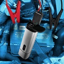 Jumpstarter med powerbank - 10.000mAh, 2xUSB-A, Grå