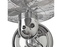 Gulvventilator - Ø40cm, 230V / 50W, 3 hastigheder, Krom