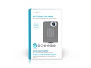 Wi-Fi Smart-varmeblæser - Kompakt, Termostat, 1800W, Hvid