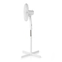 Fjernstyret gulvventilator - Højdejusterbar, Ø40cm