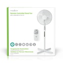 Fjernstyret gulvventilator - Højdejusterbar, Ø40cm