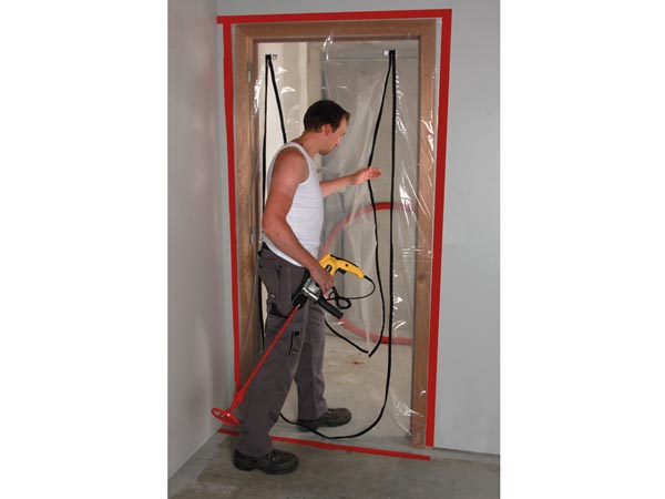 Afdækningsdør - Lynlås, U-Type, Kan genbruges