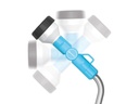 Spule-/brusepistol m. lang arm - 4-funktioner, ERGO™