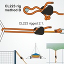 Loop Cleat - Letvægts frølår for Ø3-6mm line